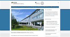 Desktop Screenshot of ada-mentoring.de